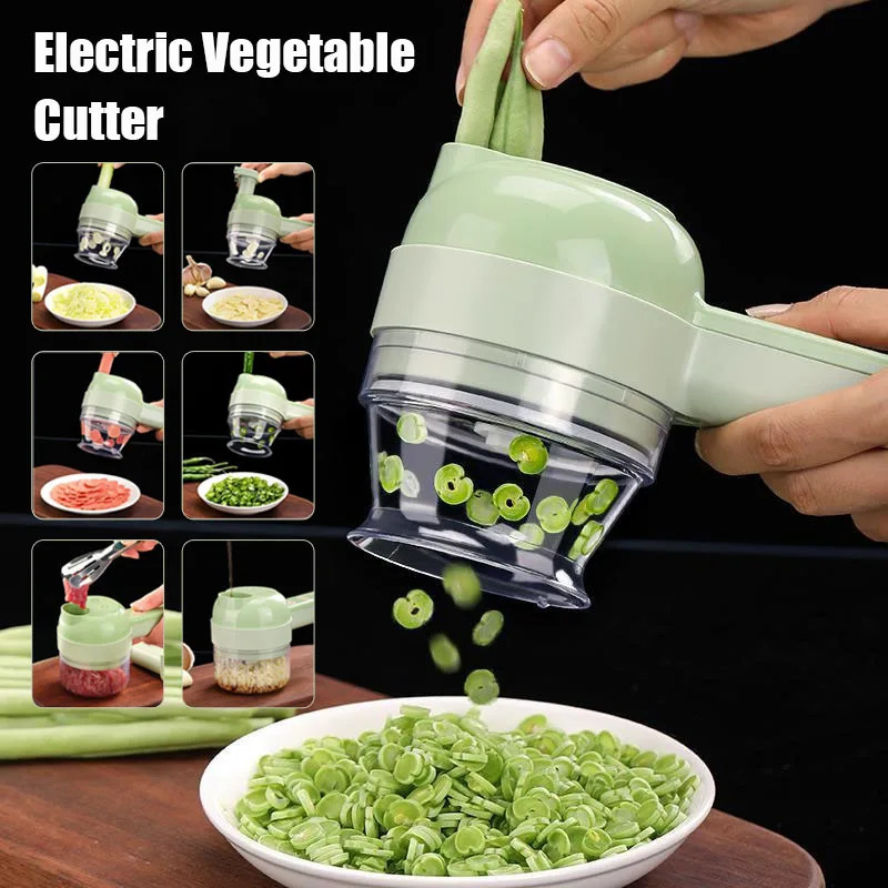 Home Improvement Kitchen - 4 IN 1 Pemotong Sayuran Elektrik