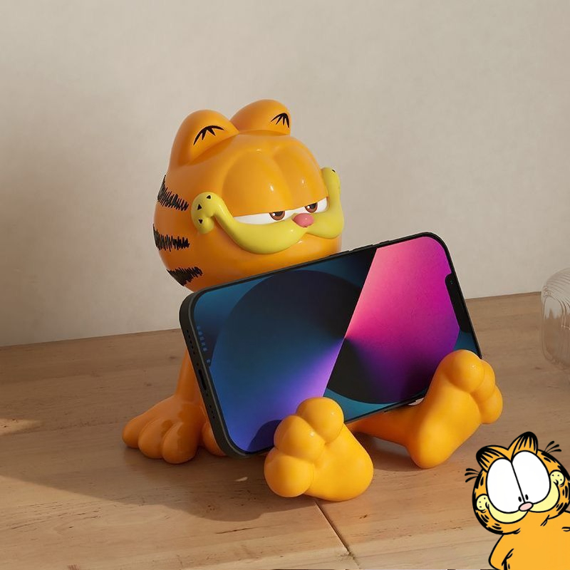 Home Improvement Trends - Boneka Garfield anime kartun lucu, figurin