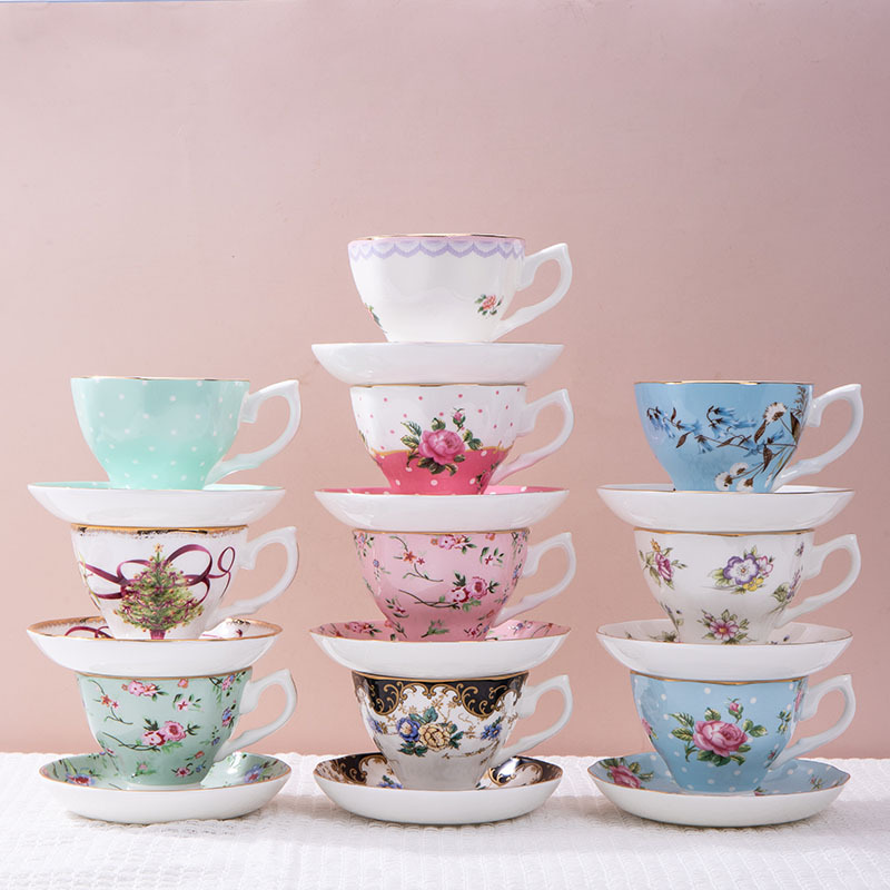 Home Improvement Kitchen - 1pc Set Cangkir Kopi Keramik Prancis