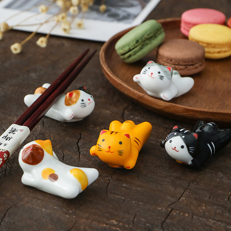 Tempat Sumpit Keramik Kucing T - Home Improvement Kitchen ulasan dan harga