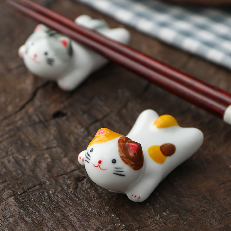 Tempat Sumpit Keramik Kucing T - Home Improvement Kitchen ulasan dan harga