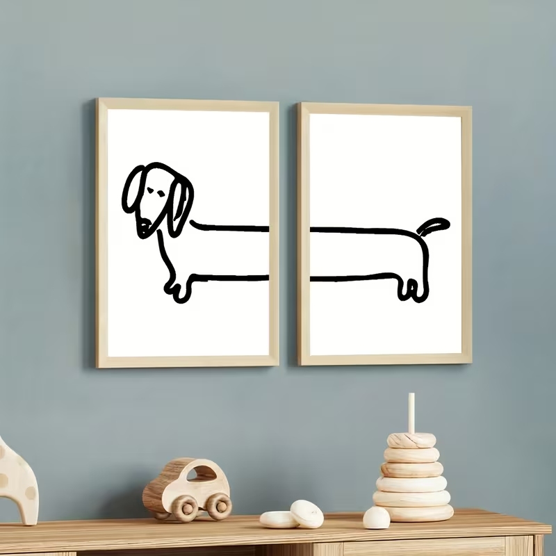 2 Buah Gambar Poster Lukisan K - Home Improvement Trends ulasan dan harga