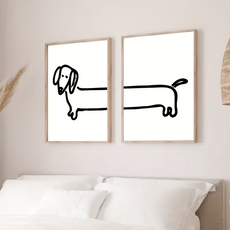 2 Buah Gambar Poster Lukisan K - Home Improvement Trends ulasan dan harga