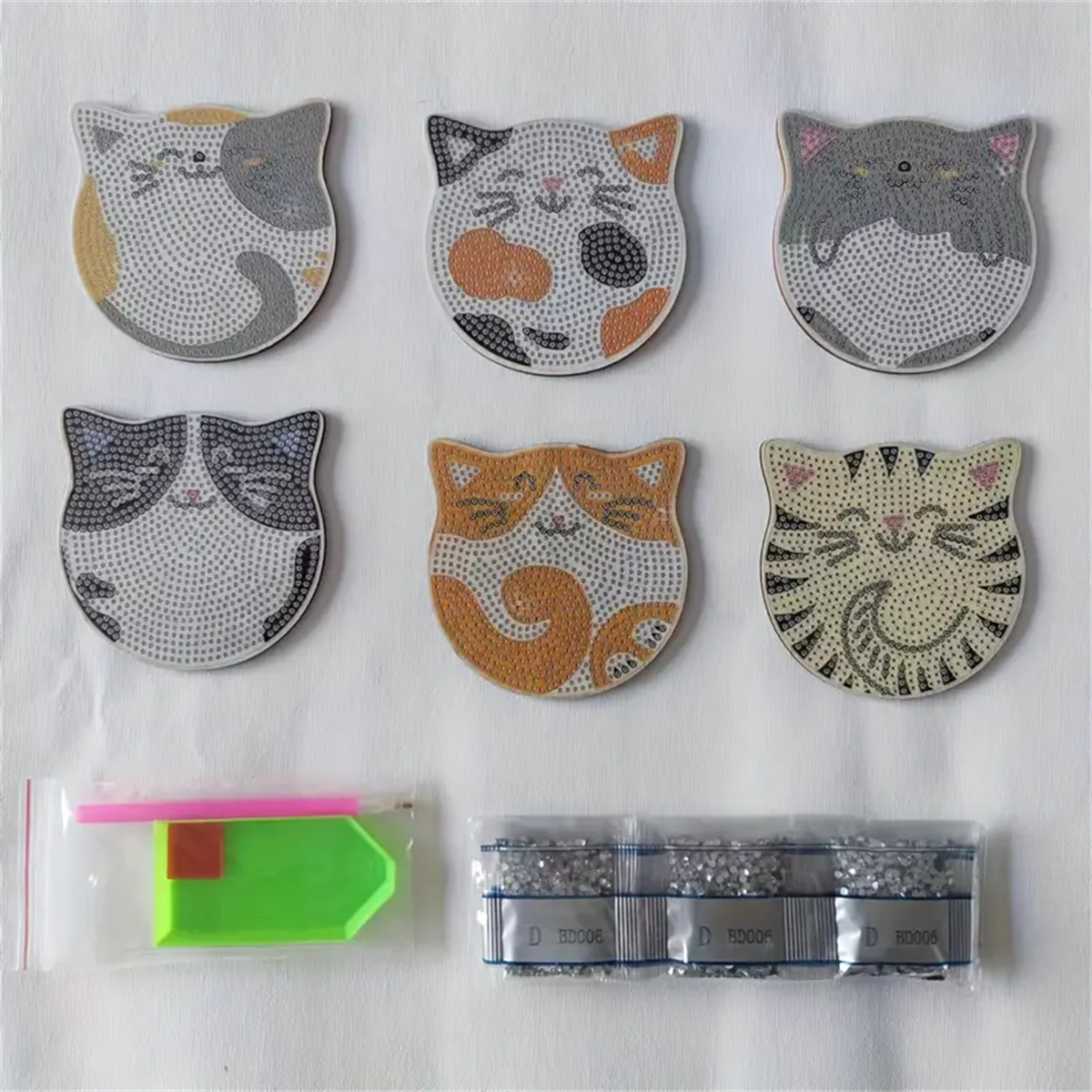 6 buah/Set DIY tatakan minuman - Home Improvement Kitchen ulasan dan harga