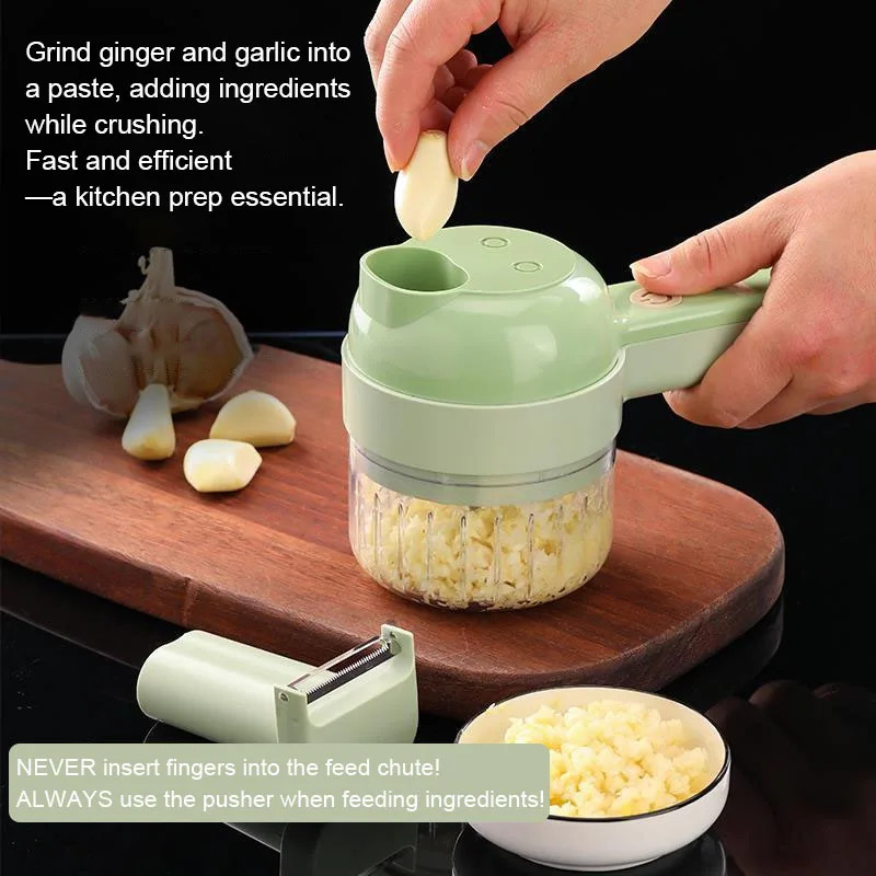 4 IN 1 Pemotong Sayuran Elektr - Home Improvement Kitchen ulasan dan harga
